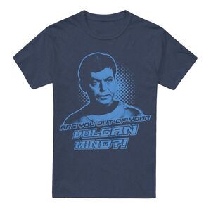 Star Trek Unisex Adult Vulcan Mind T-Shirt / Navy